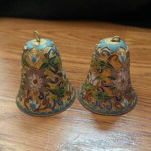 Lillian Vernon Cloisonne Bell Set of 2